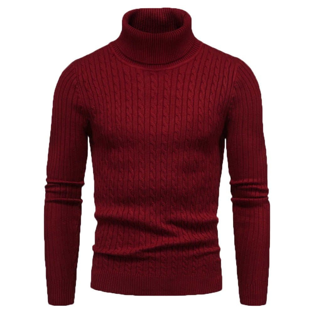 Suéter Masculino de gola alta de Lã - Conforto e Durabilidade